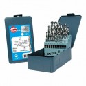 Coffret 25 forets métal hss Acier PRO D.1 à 13mm