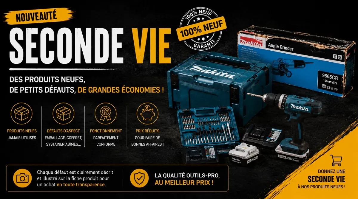 Donnez une seconde vie à nos produits neufs